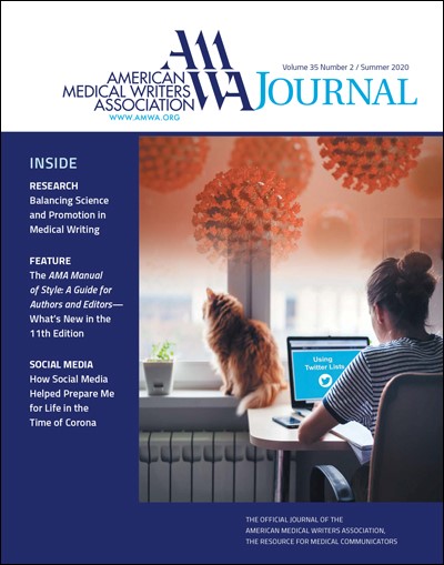 AMWA Journal Cover Image V35 N2